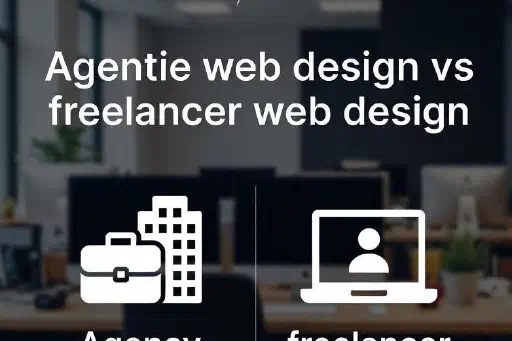 Agenție web design vs freelancer web design