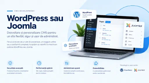 Dezvoltare CMS Wordpress sau Joomla
