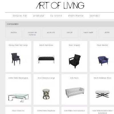 art-of-living.ro - Magazin cu mobilier de lux și obiecte de design interior – 2