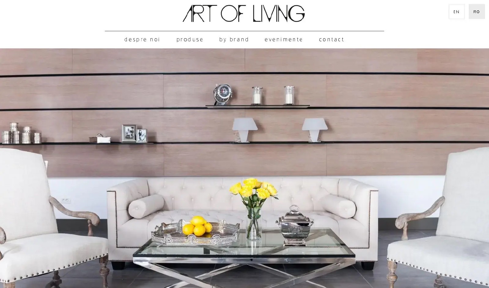 art-of-living.ro - Magazin cu mobilier de lux și obiecte de design interior – full 1
