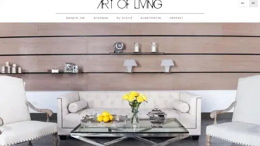 art-of-living.ro - Magazin cu mobilier de lux și obiecte de design interior