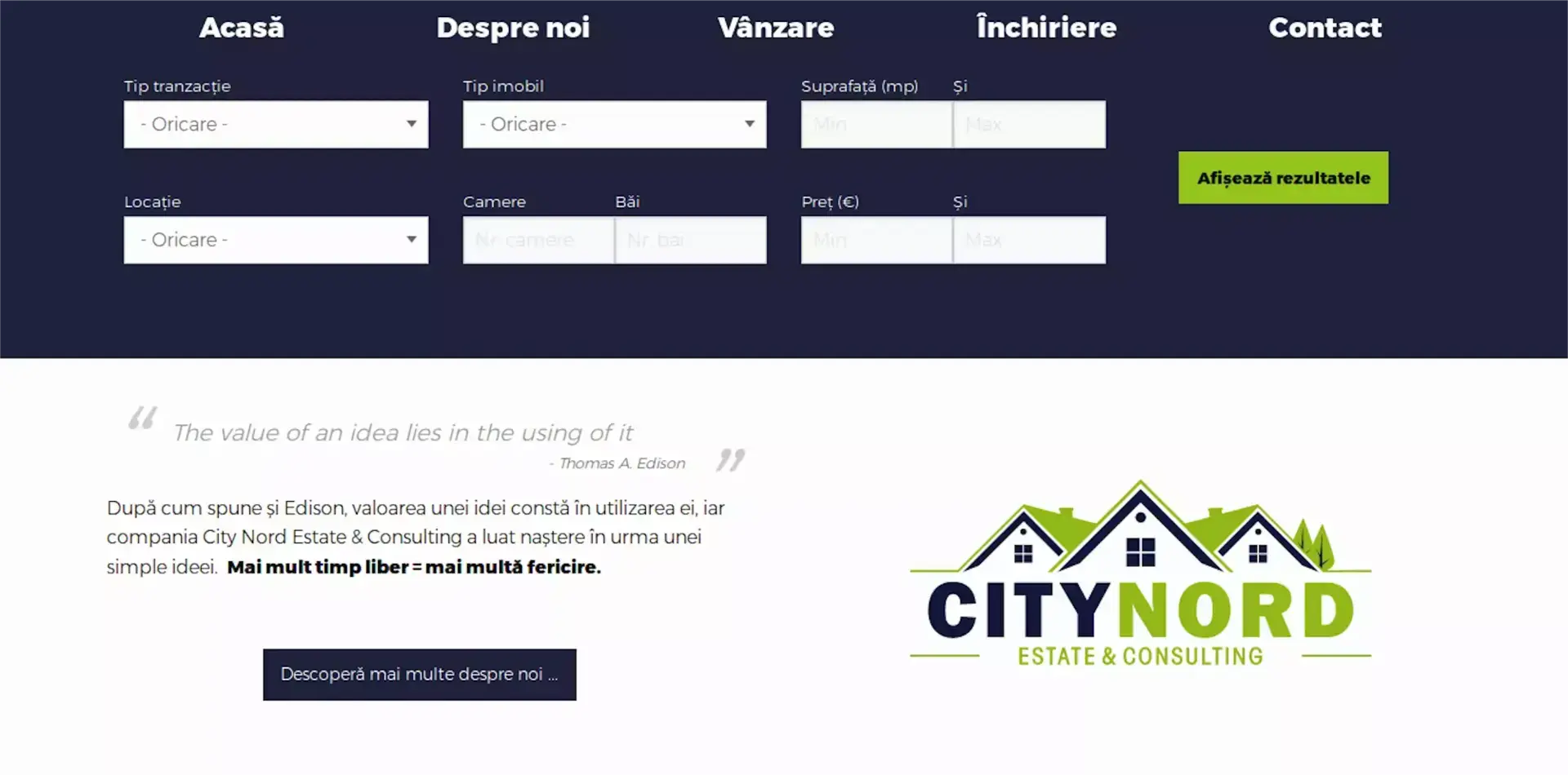 citynord.ro - sistem de filtrare