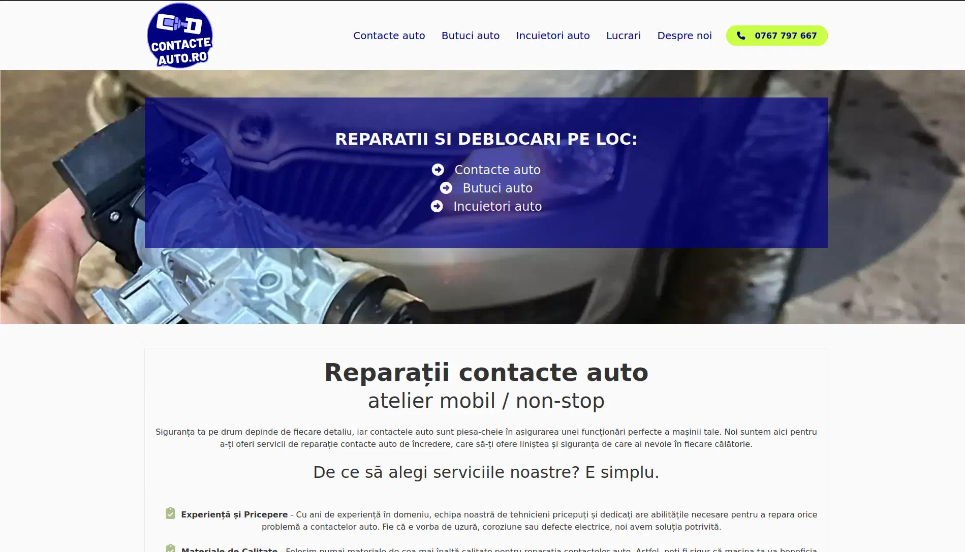 site contacteauto.ro