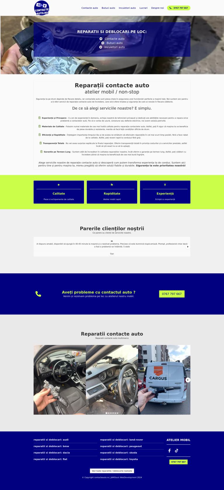 prima pagina completa contacteauto.ro