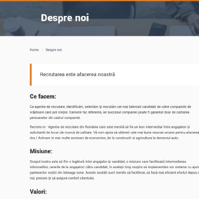 Recrute.ro - Agentie de recrutare – 3