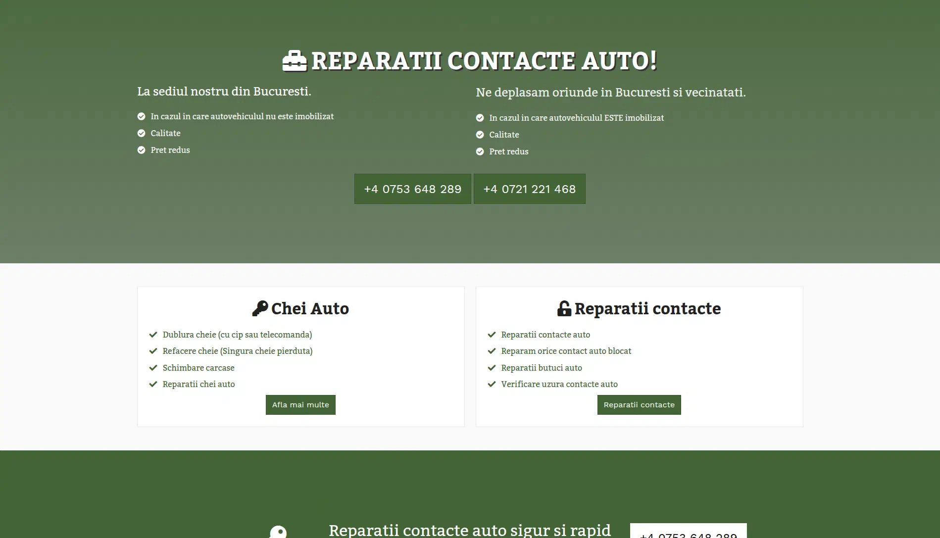 reparatiicontacteauto.ro website