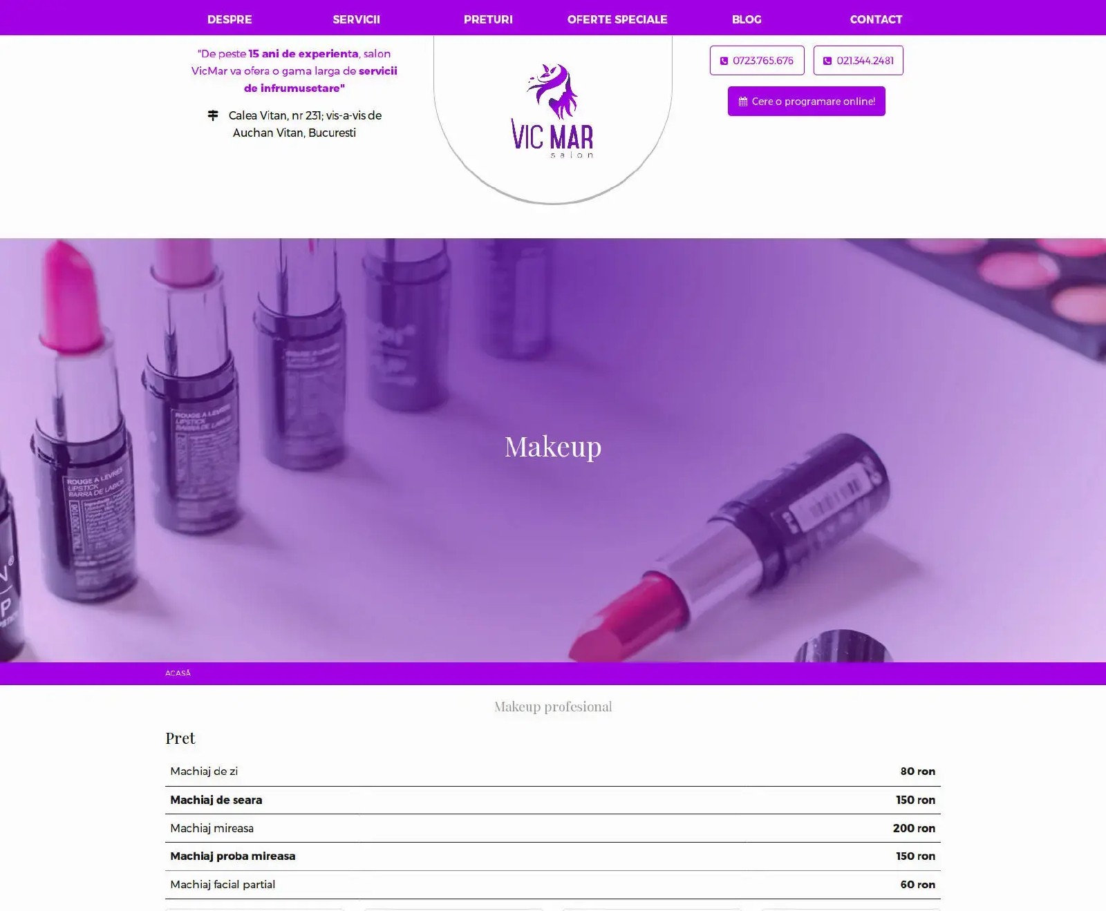 Vicmar Salon | Salon infrumusetare vitan – full 2