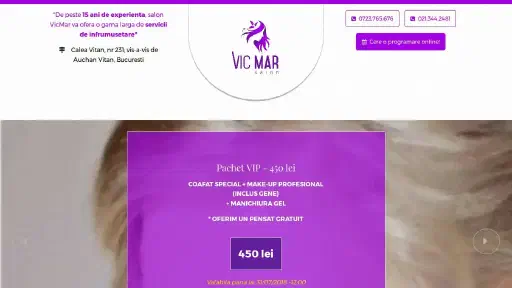 Vicmar Salon | Salon infrumusetare vitan